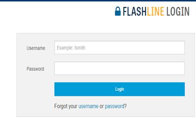 flashline|User Login .